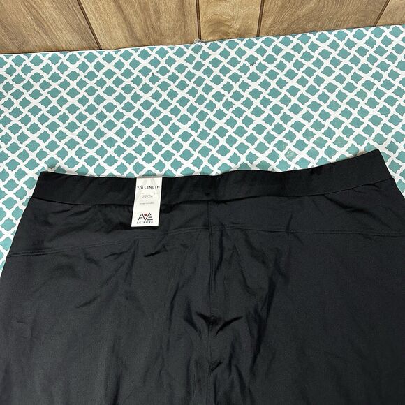 Avenue Leisure Leggings Women’s Size 22/24 Black 7/8 Length Cropped‎ - Picture 5 of 16